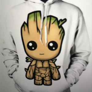 Customized baby groot hoodie